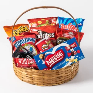 Cesta de Chocolates e Guloseimas