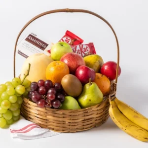 Cesta de Frutas Grande e Chocolate